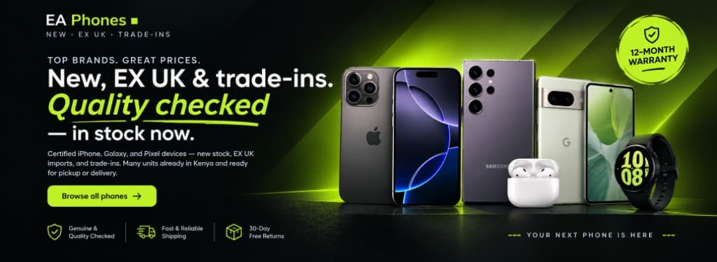 EA Phones — new, EX UK and repair, quality checked